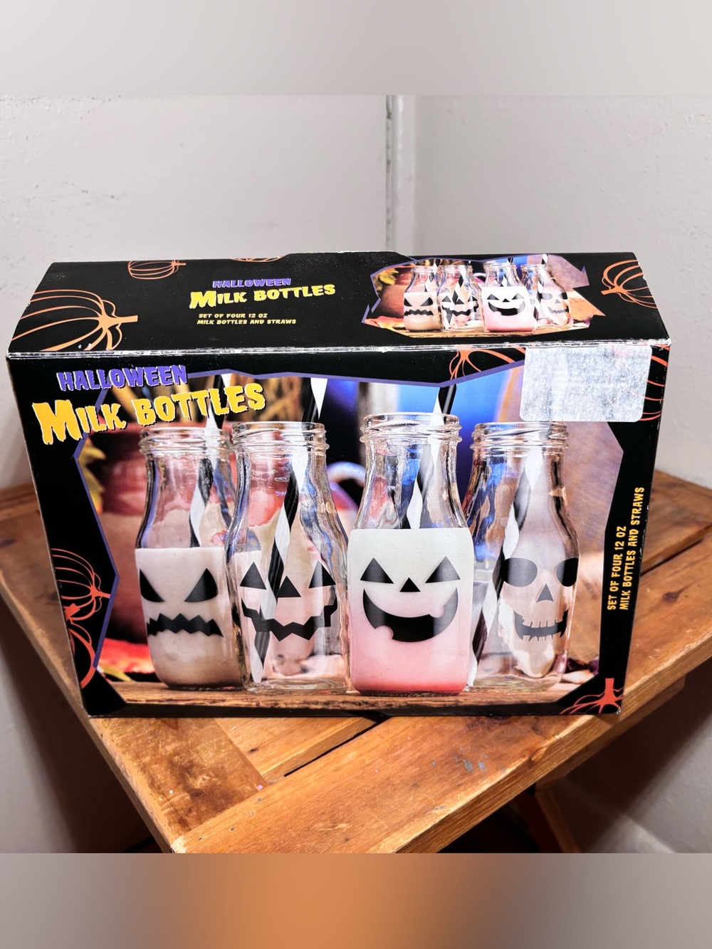 Home Essentials Halloween Milk Bottles